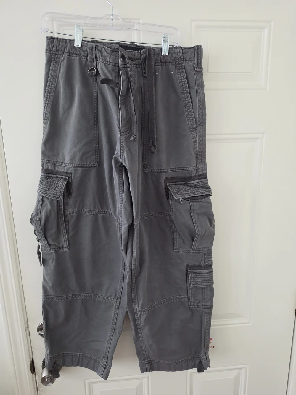 Abercrombie & Fitch Gray Men's Cargo Pants